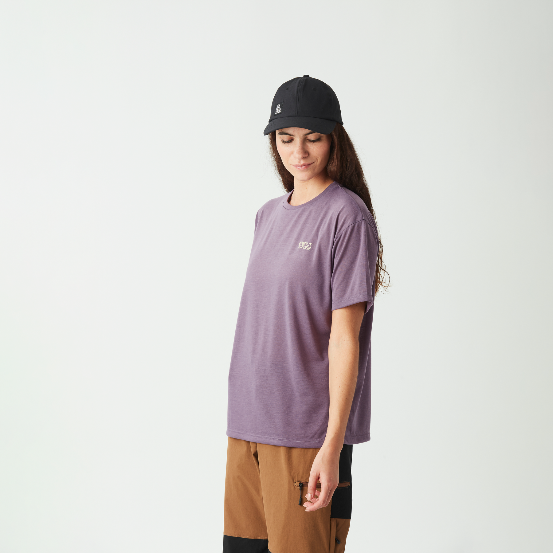 TIMONT W TECH TEE __color:Grape_Jam#28