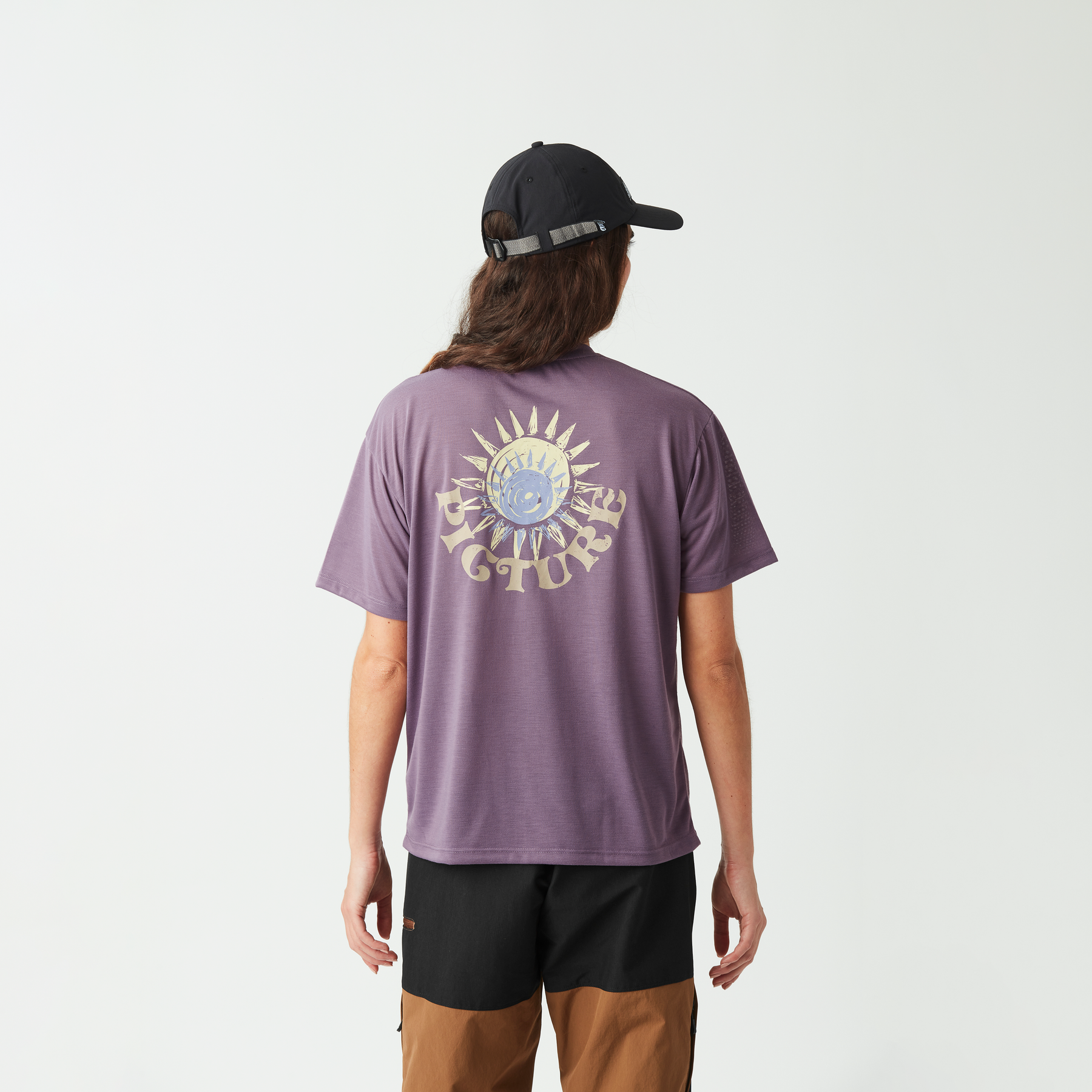 TIMONT W TECH TEE __color:Grape_Jam#26