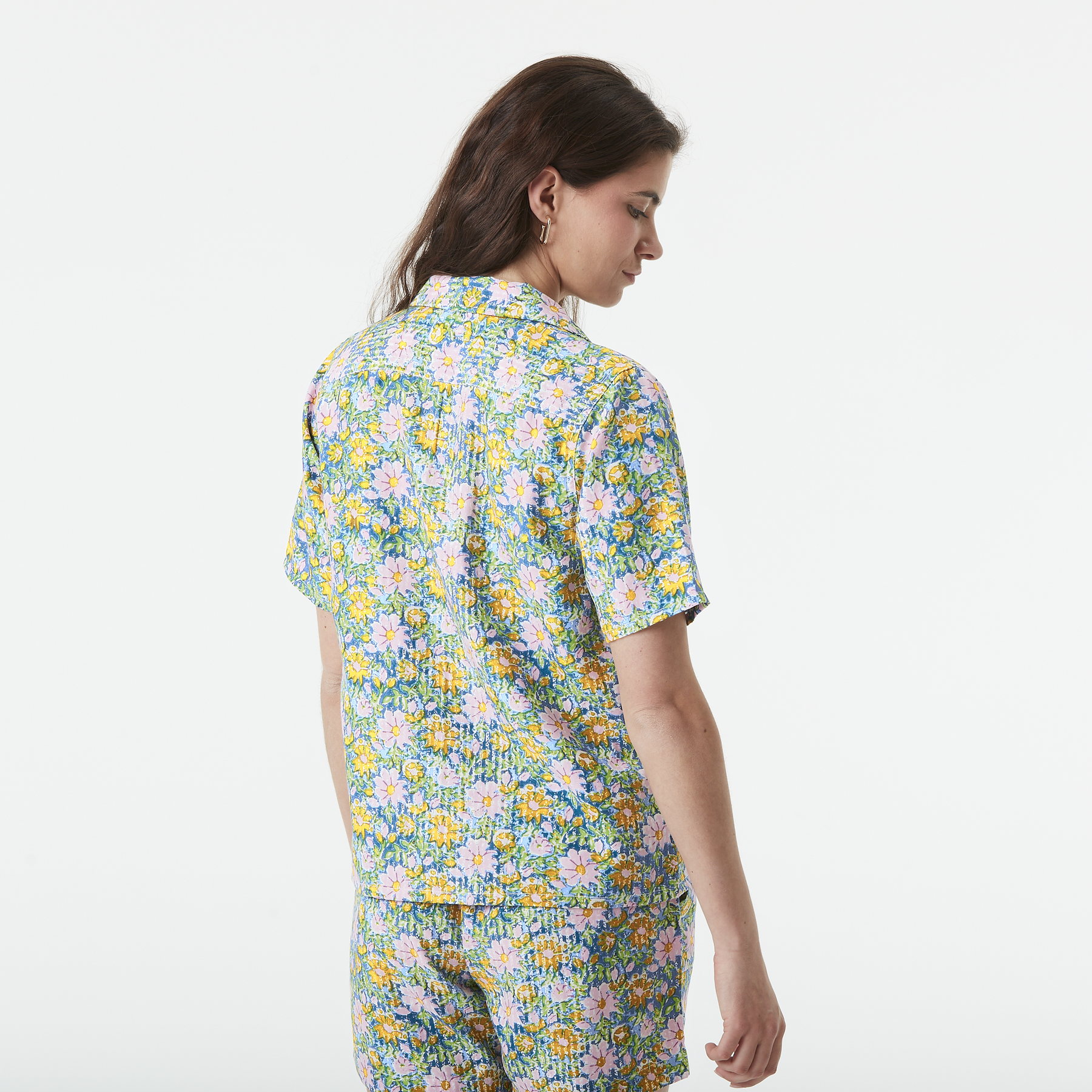 MILOU PRINTED SHIRT __color:Myosotis_Print#2