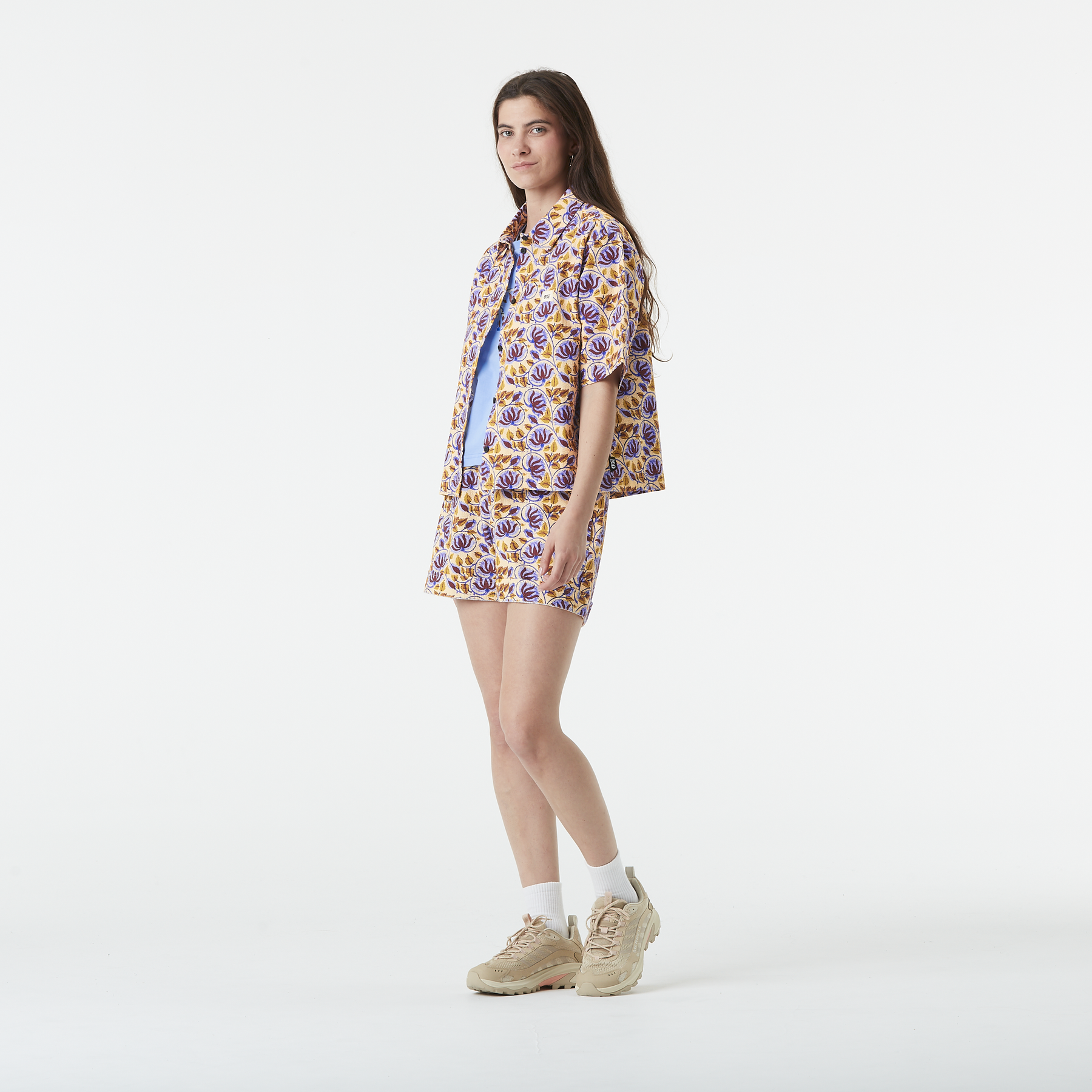 SESIA PRINTED SHIRT __color:Alpine_Thistle_Print#0