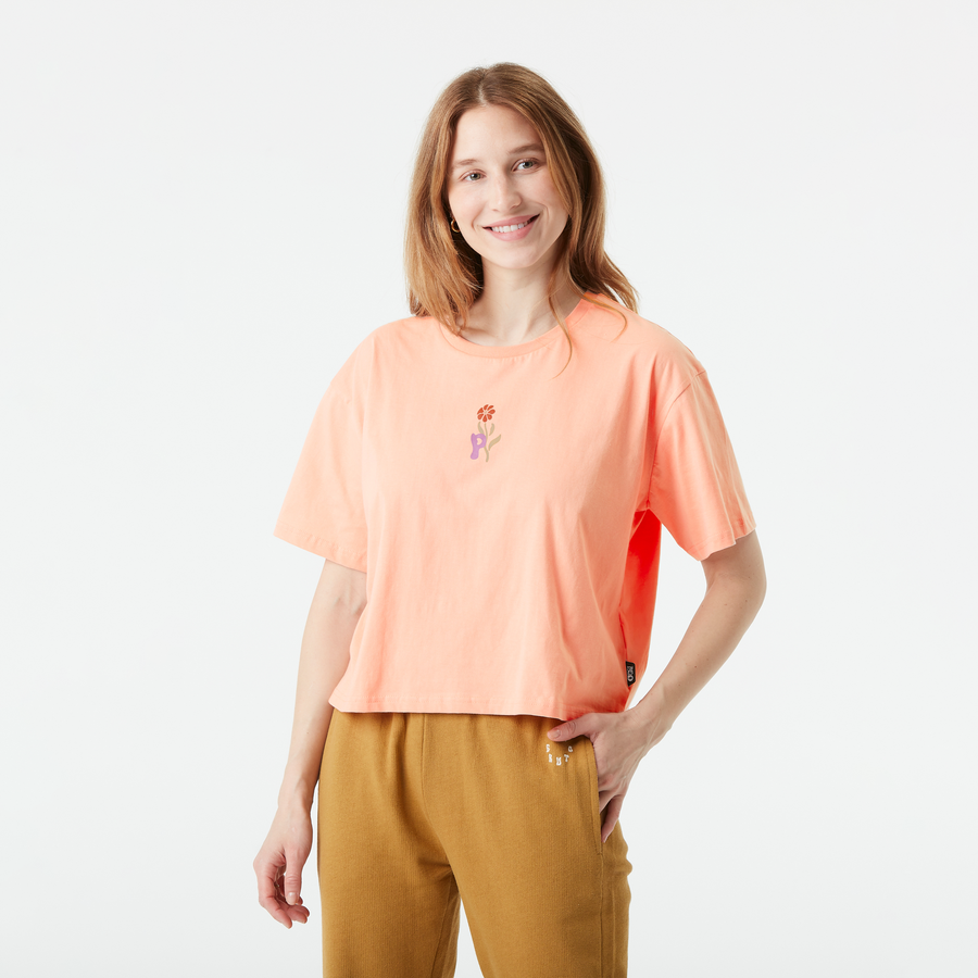 KEYNEE LONG TEE __color:Coral_Pink#1