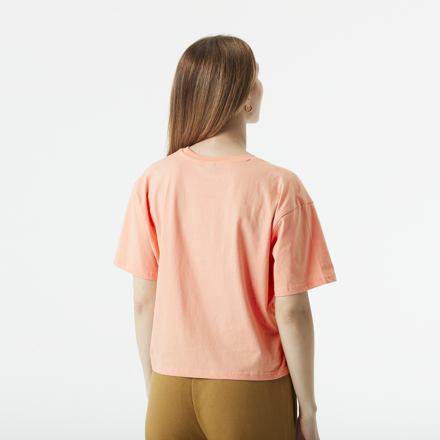 KEYNEE LONG TEE __color:Coral_Pink#2