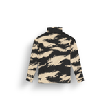 SKIMY PRINTED COL TEE __color:Shadow_Print#11