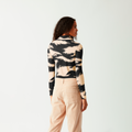 SKIMY PRINTED COL TEE __color:Shadow_Print#8
