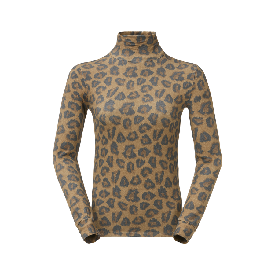 SKIMY PRINTED COL TEE __color:Wild_Spot_Print#22