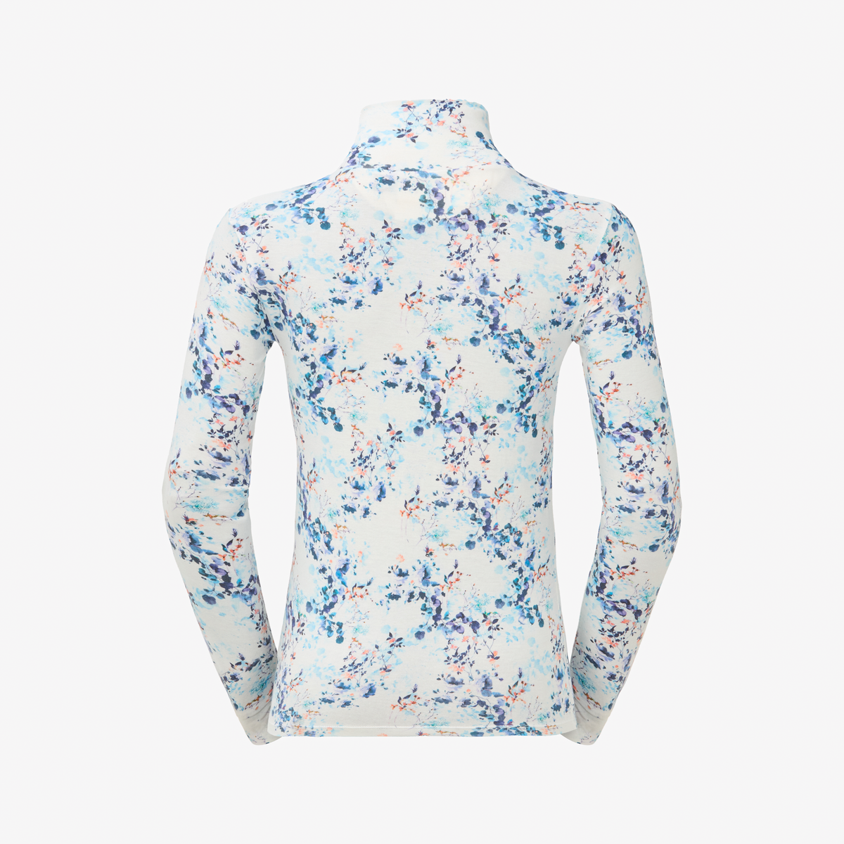 SKIMY PRINTED COL TEE