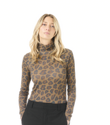 SKIMY PRINTED COL TEE __color:Wild_Spot_Print#17