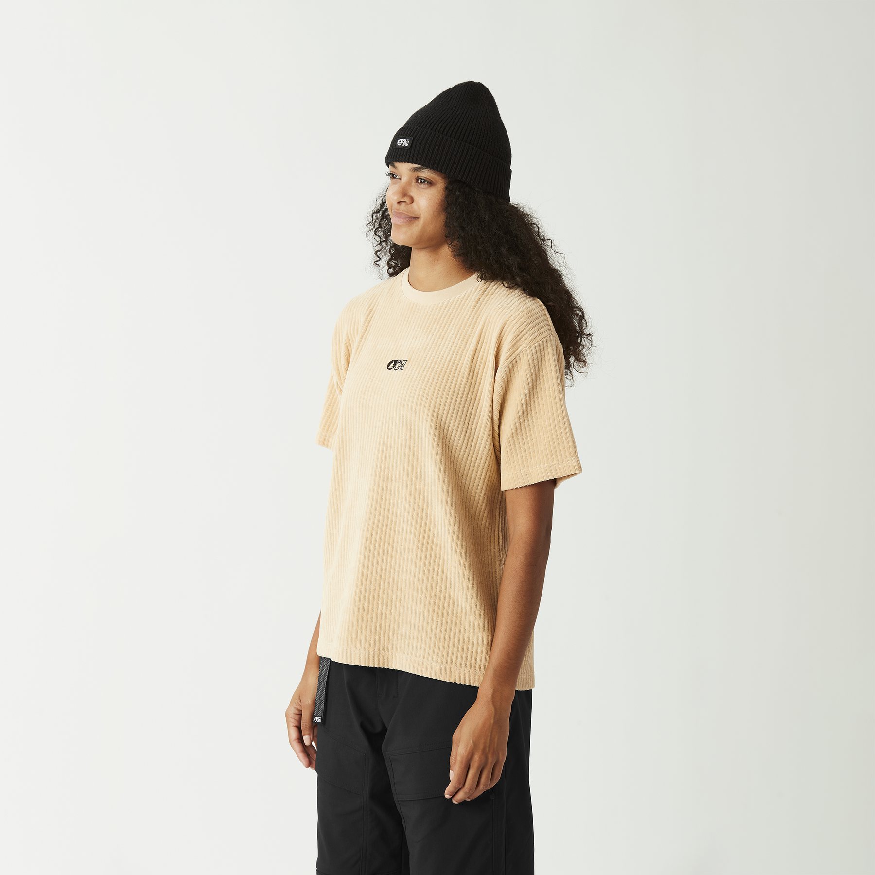 LAIKKO VELOURS TEE __color:Smoke_Gray#9