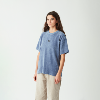 LAIKKO VELOURS TEE __color:Stonewash#14