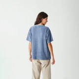 LAIKKO VELOURS TEE __color:Stonewash#16