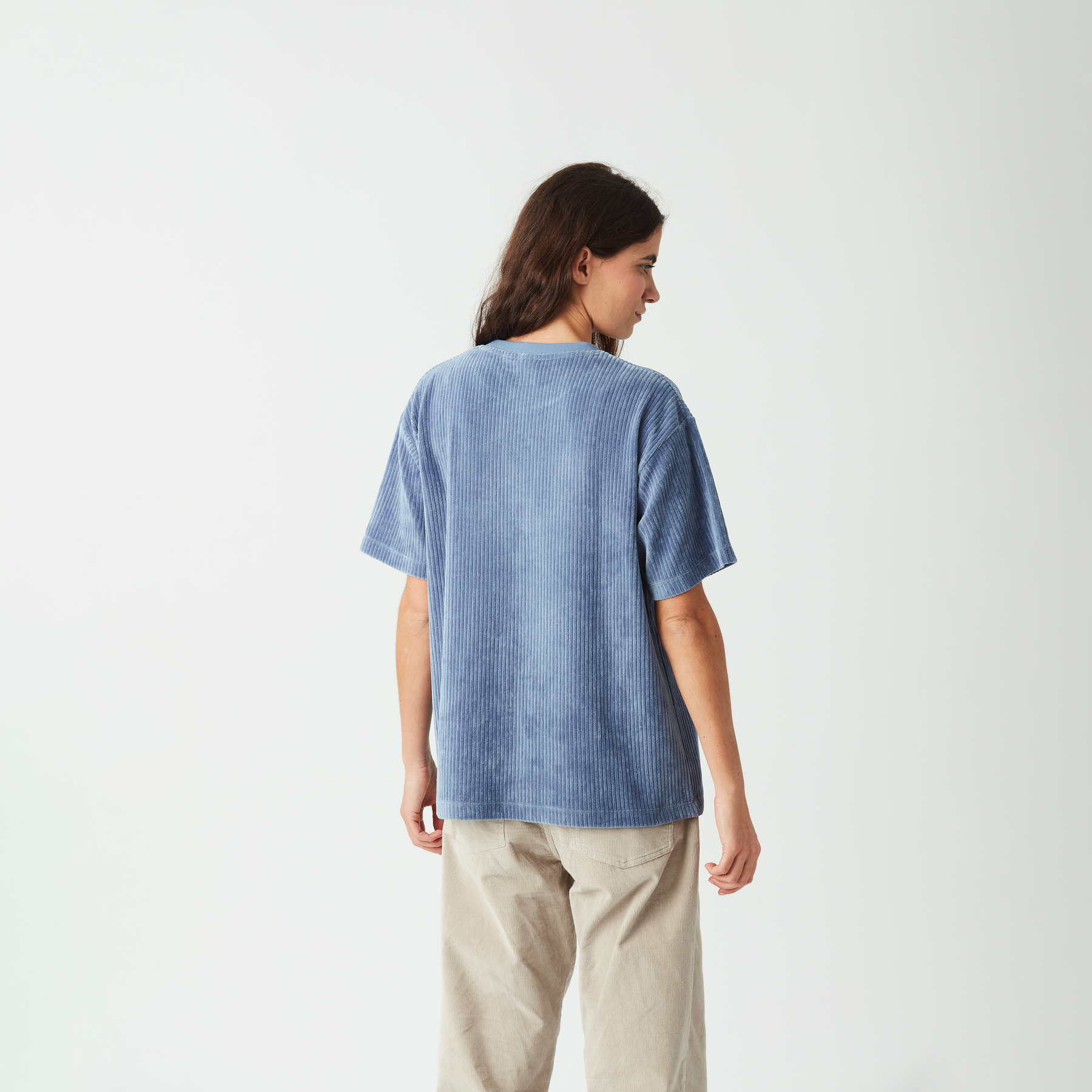 LAIKKO VELOURS TEE __color:Stonewash#16