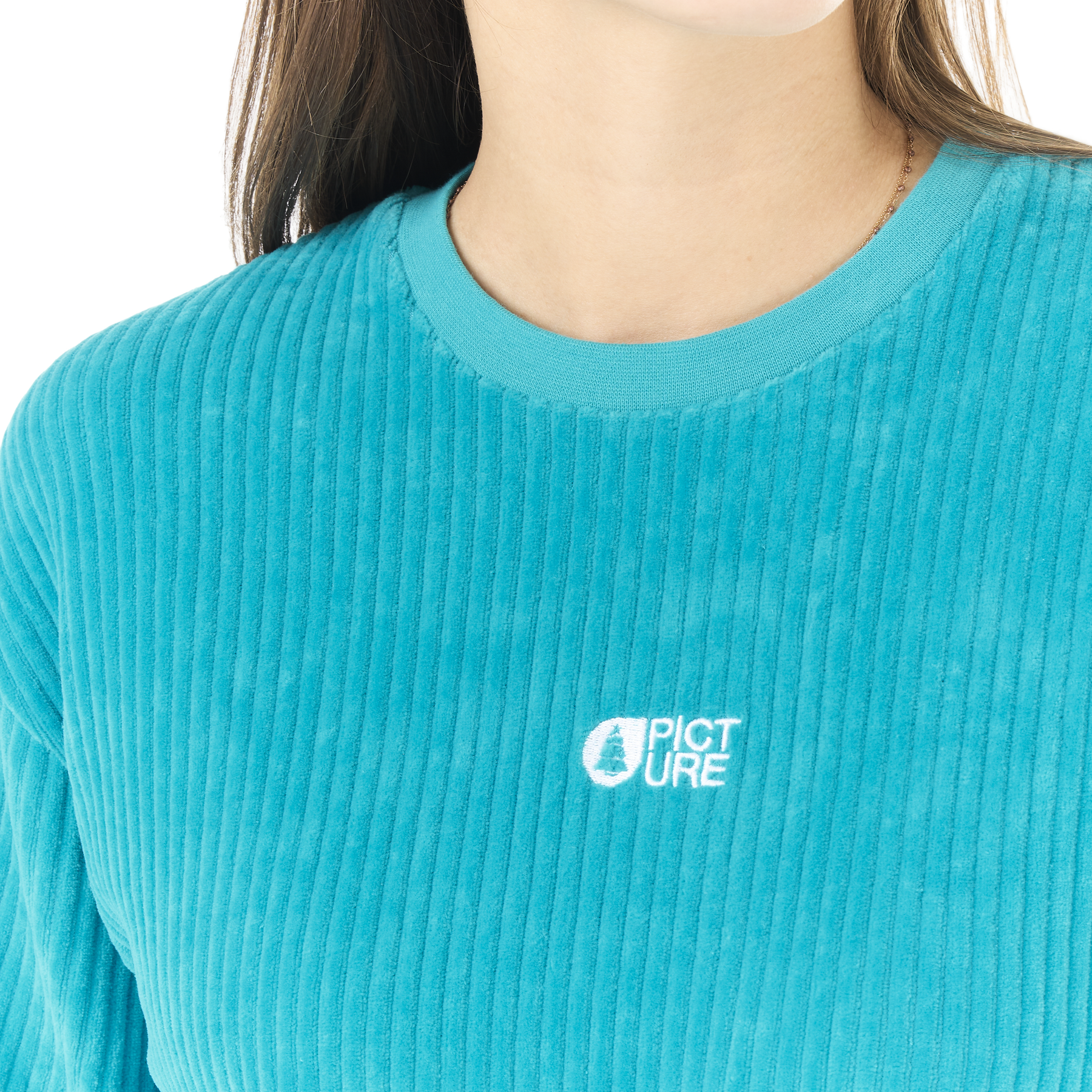 LAIKKO VELOURS TEE __color:Capri_Breeze#3