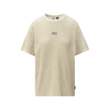 LAIKKO VELOURS TEE __color:Pure_Cashmere#7