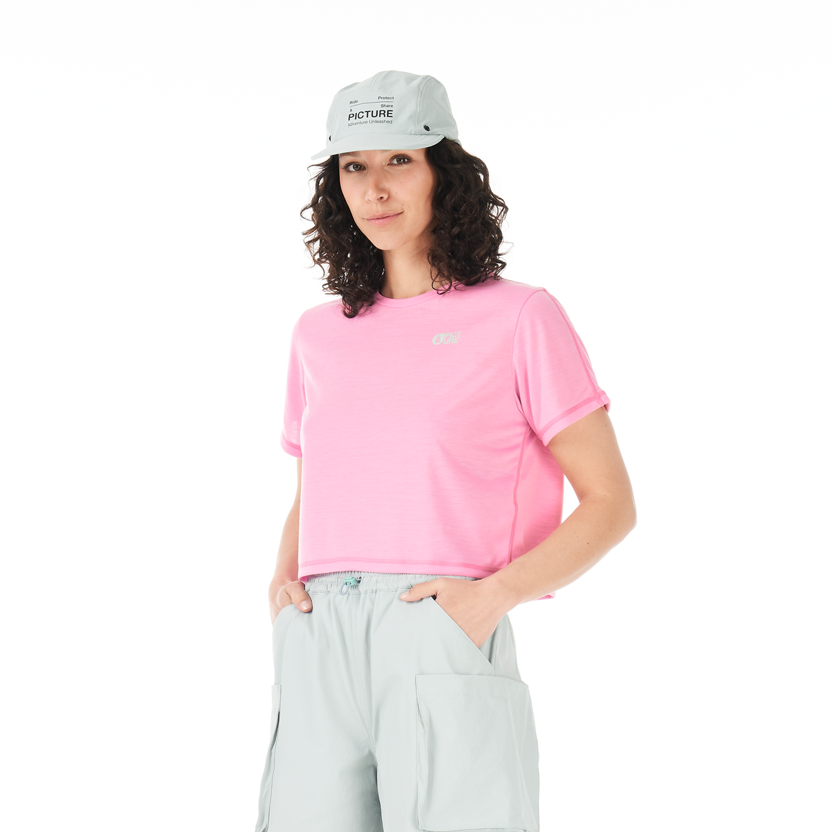 TIMONT BOXY TECH TEE __color:Begonia_Pink#0