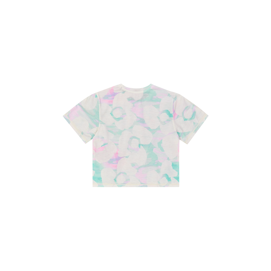 TIMONT BOXY PTD TECH TEE __color:Sakura_Bloom_Print#13