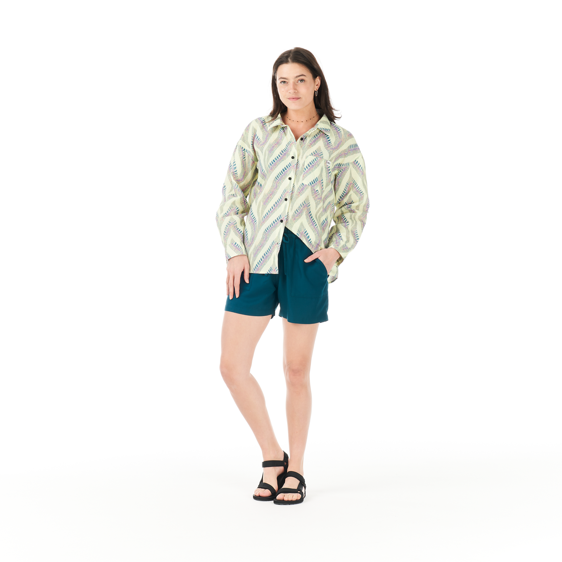 TASCO PRINTED SHIRT __color:Birdiplum_Print#3