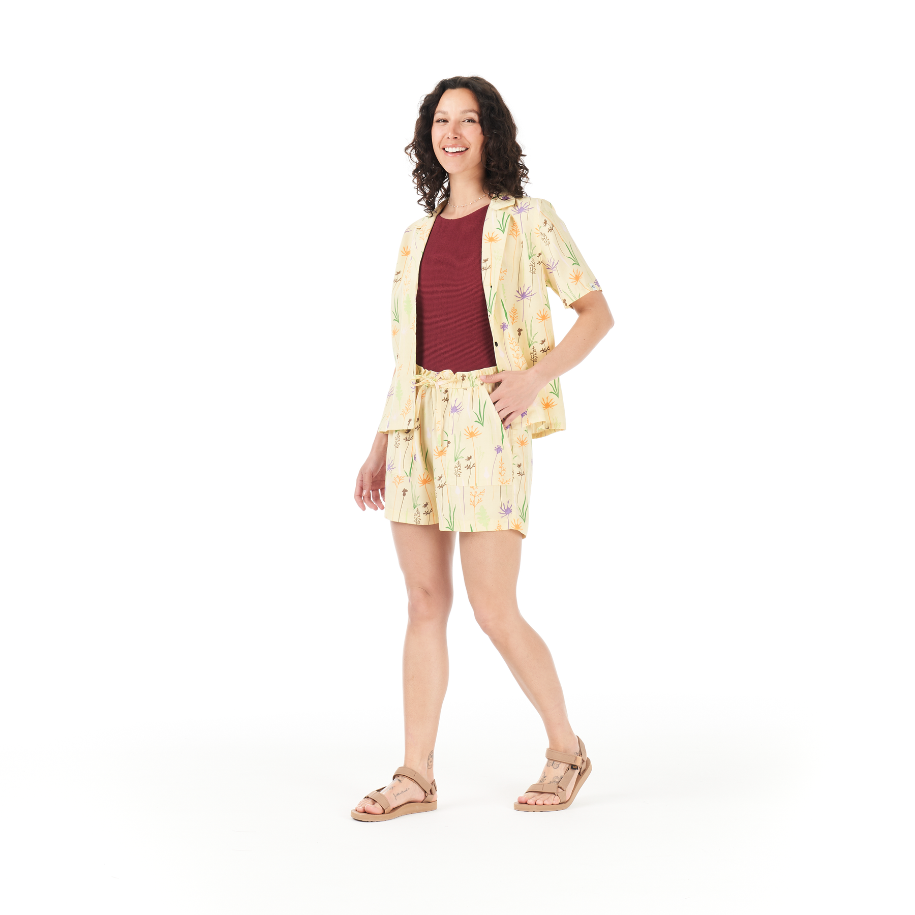 MILOU PRINTED SHIRT __color:French_Flower_Print#3