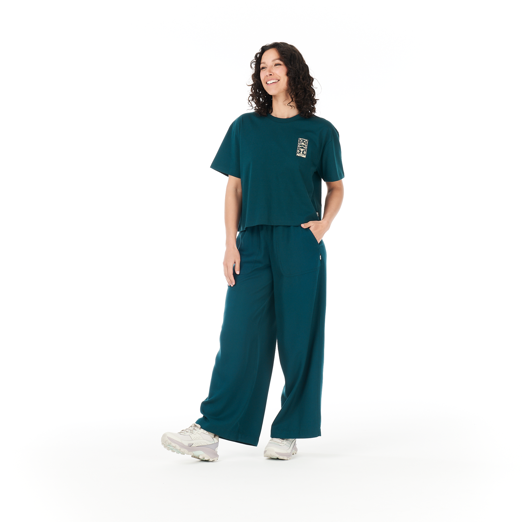 KEYNEE LONG TEE __color:Deep_Water#2
