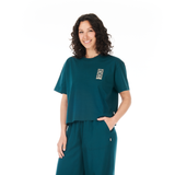 KEYNEE LONG TEE __color:Deep_Water#0