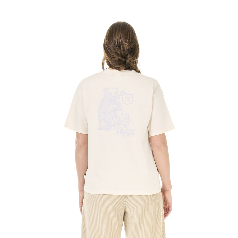 D&S GRIZZLY TEE W __color:Natural_White#1