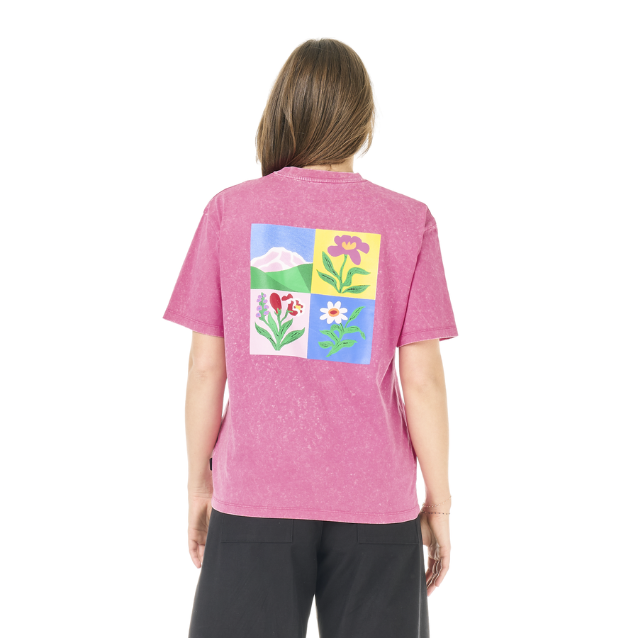 LYRA TEE __color:Beetroot_Powder_Washed#1
