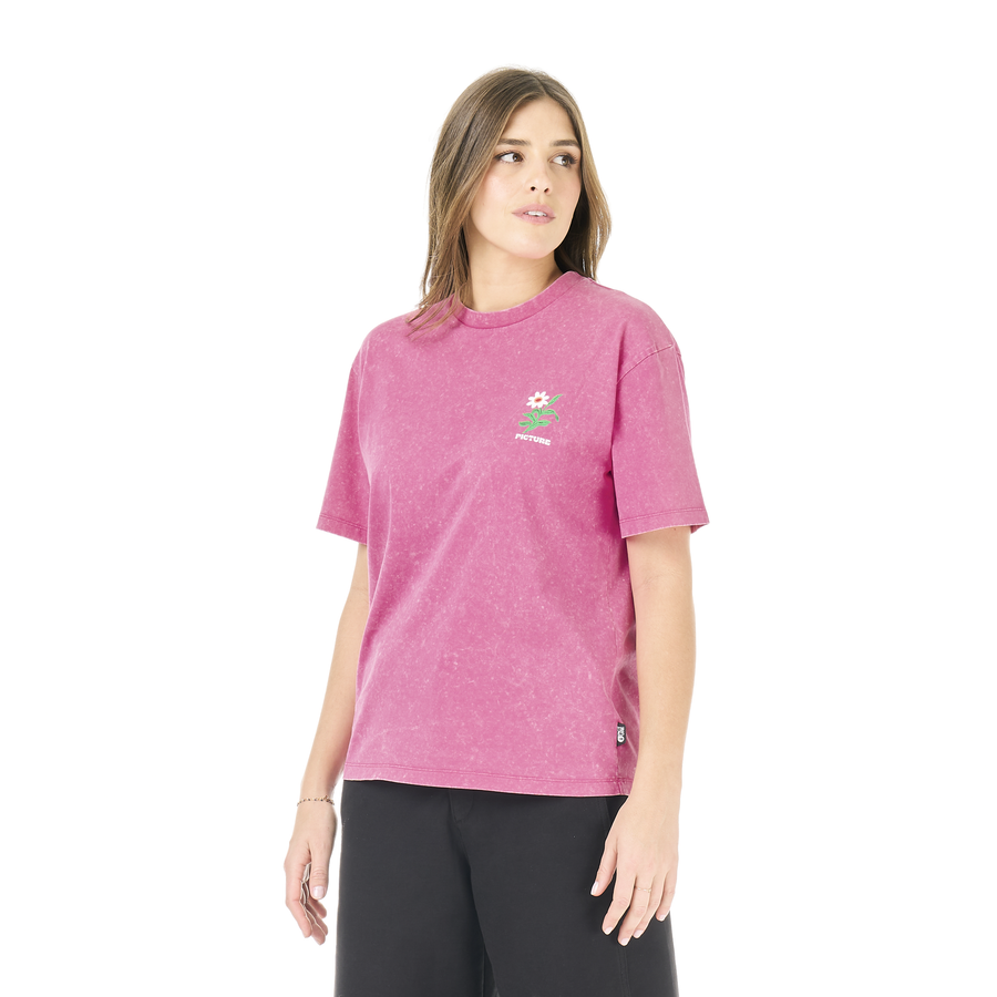 LYRA TEE __color:Beetroot_Powder_Washed#0