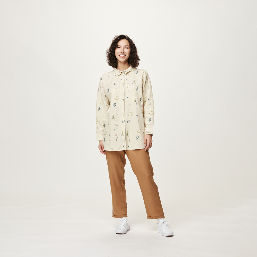 EYAUTA SHIRT __color:Bloom_Print#0
