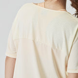 KIERSI SS TECH TEE __color:Smoke_White#23