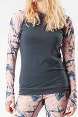 MILITA PRINTED TOP __color:Freeze#20