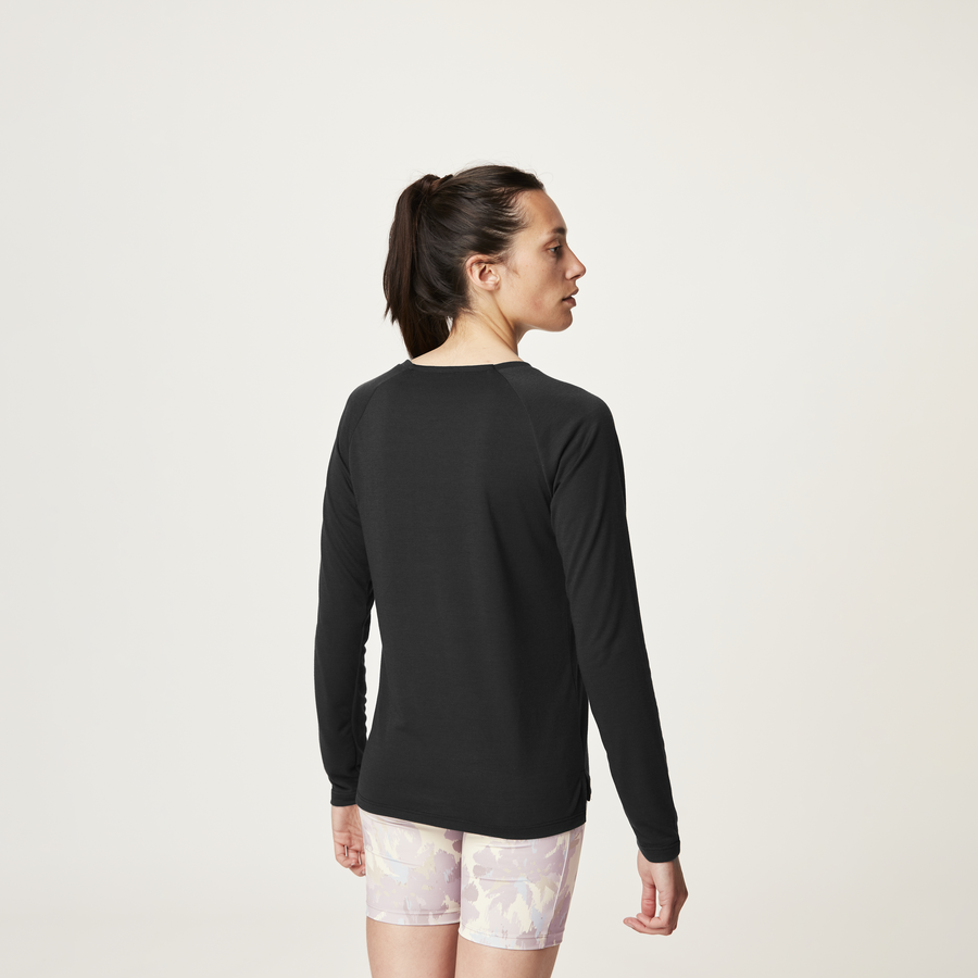 CLAME LS TECH TEE __color:Black#4