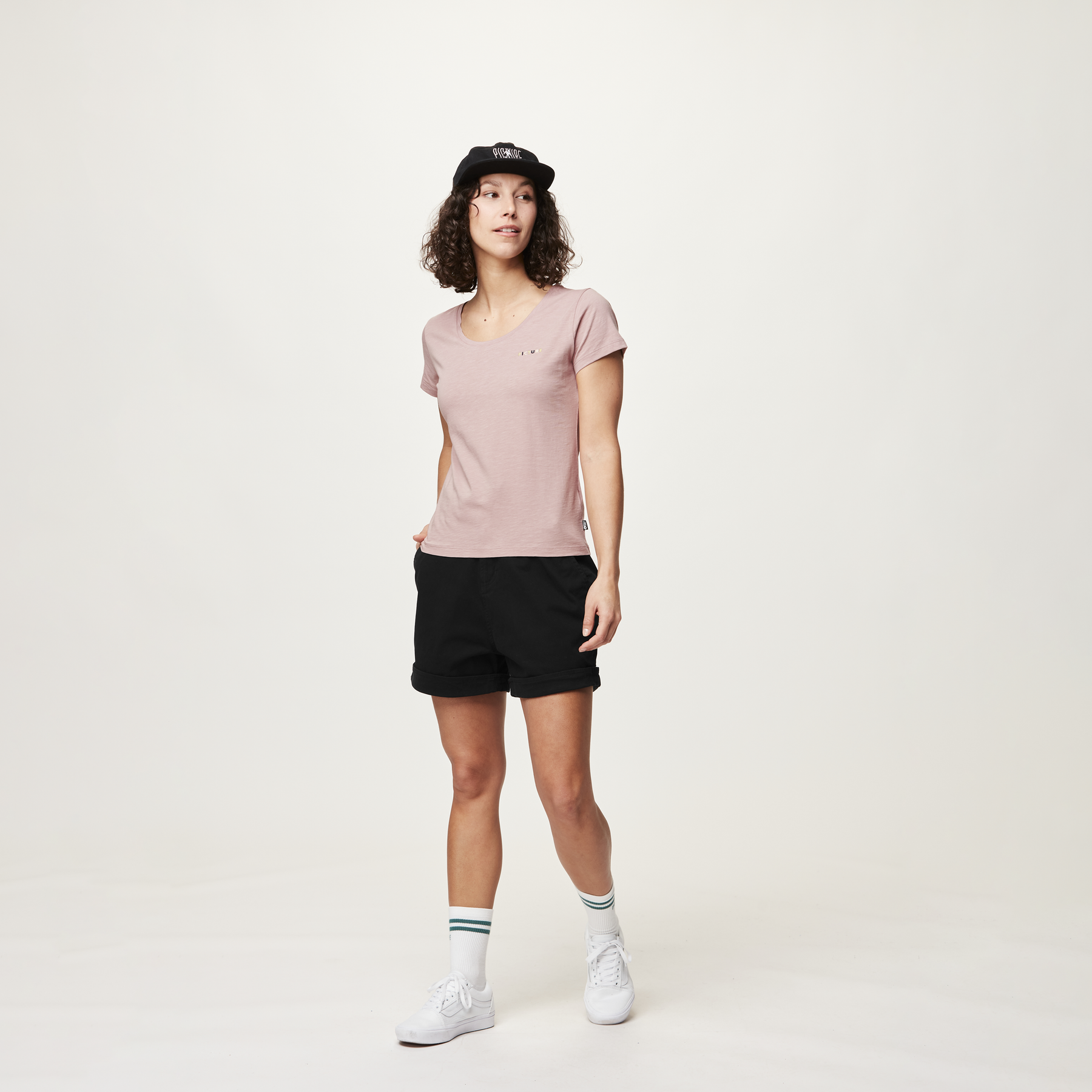 BASEMENT REV TEE __color:Woodrose#24