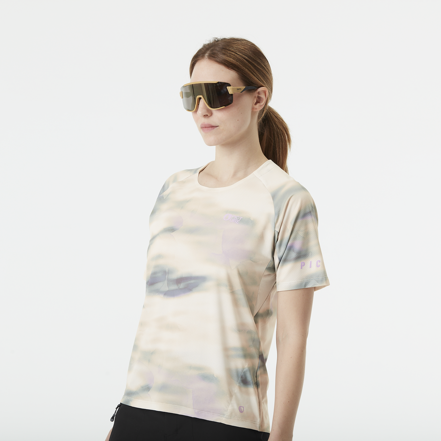 ICE FLOW PRINTED TECH TEE __color:Celerity_Print#1
