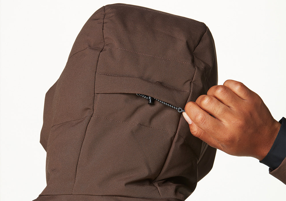 Ourlet ajustable avec cordon de serrage