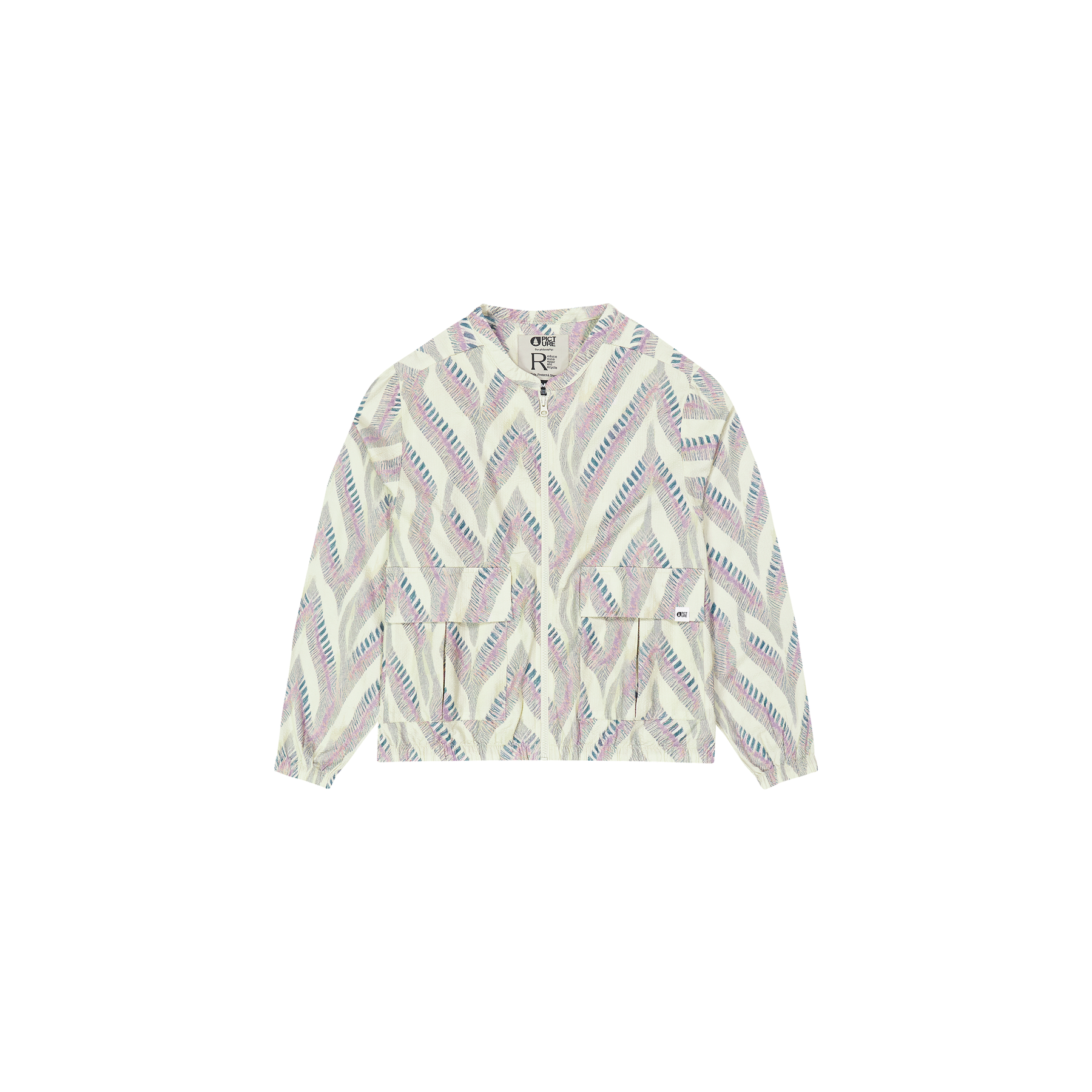 SERENATA PRINTED JKT __color:Birdiplum_Print#20
