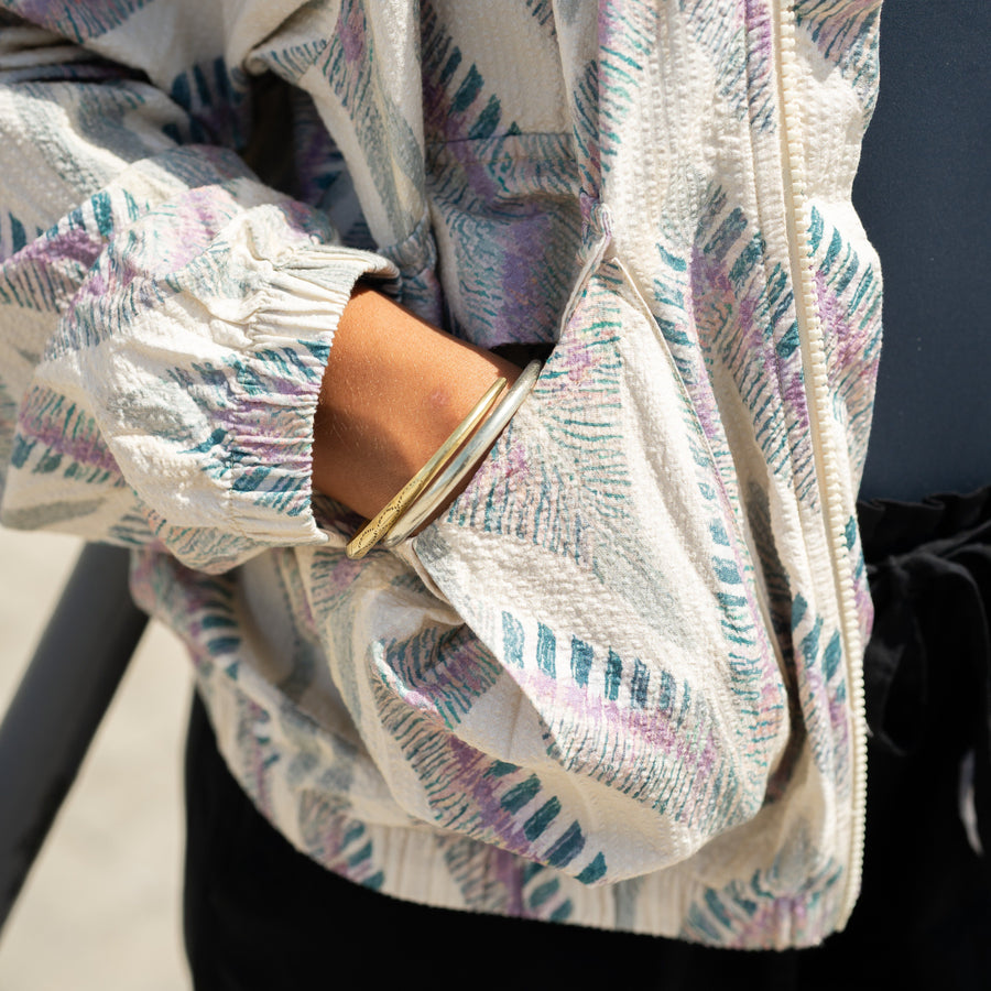 SERENATA PRINTED JKT __color:Birdiplum_Print#12
