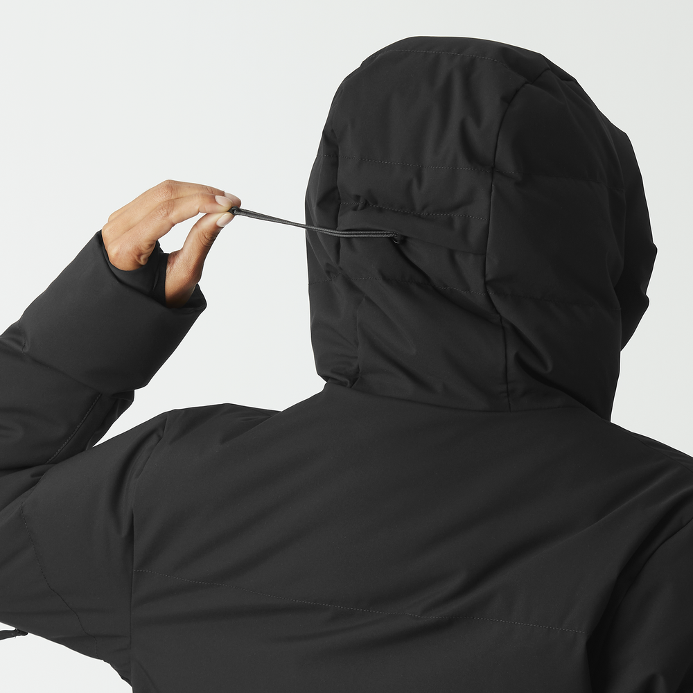 Ergonomic hood with single-point adjusment system