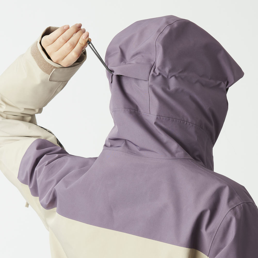 Ergonomic hood with three-point adjusment system