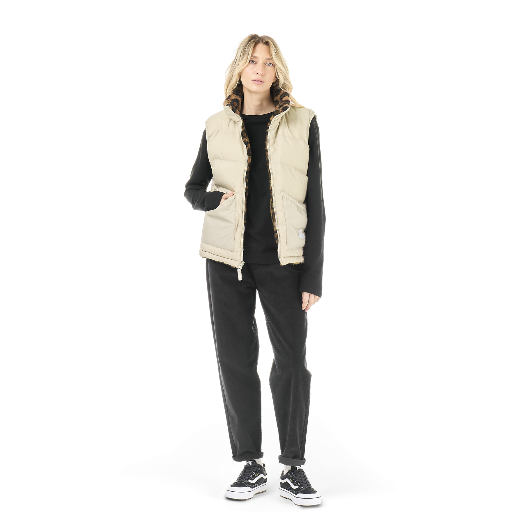 HYLLA REV VEST __color:Wild_Spot_Print#43