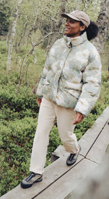 FLIB PUFFER JKT __color:Timeless_Flower_Print#1