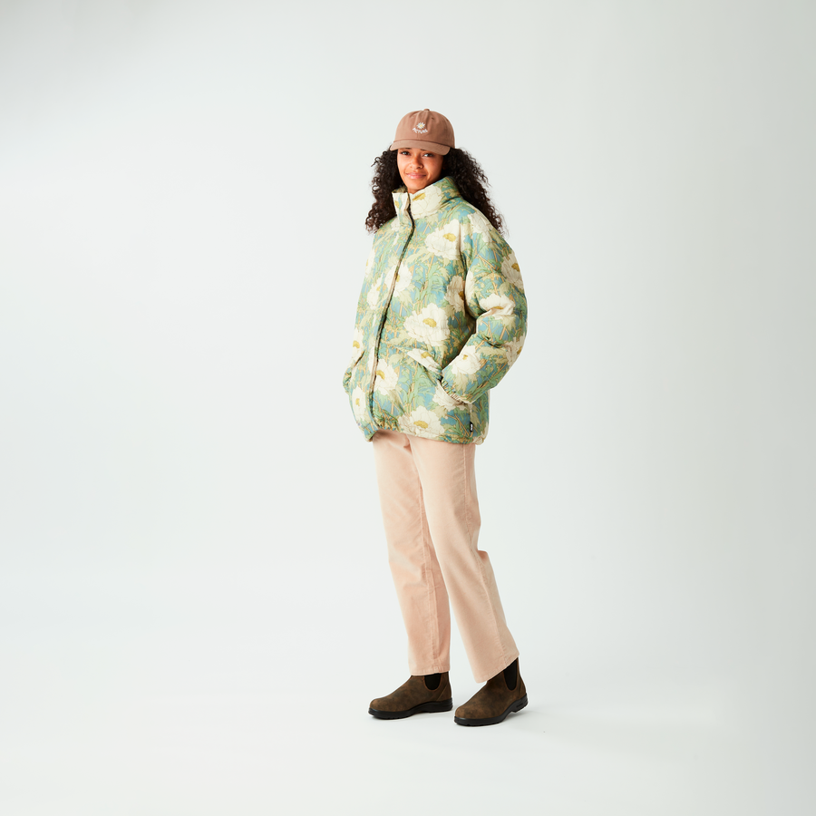 FLIB PUFFER JKT __color:Timeless_Flower_Print#3