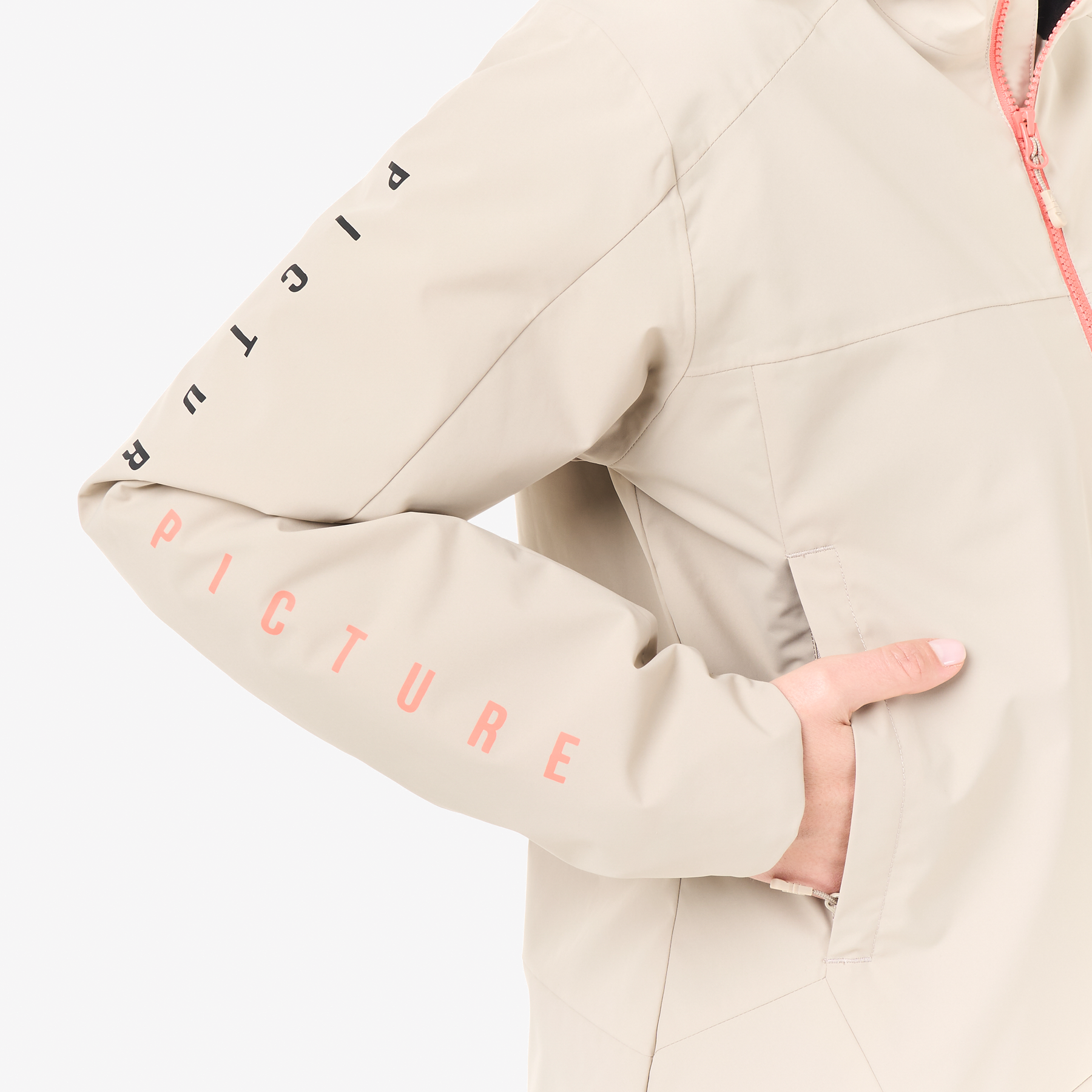 Veste de randonnée imperméable femme SURFACE