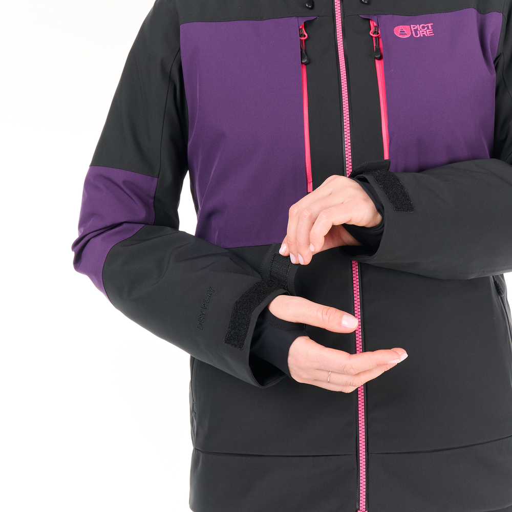 Adjustable cuffs with hook and loop system & wrist gaiters with thumbholes