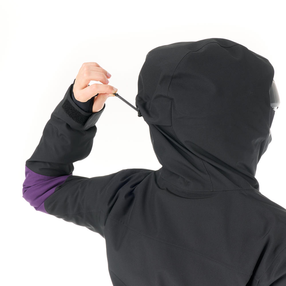 Ergonomic hood with three-point adjusment system
