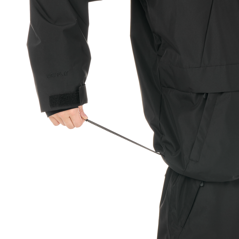 Adjustable hem with drawcord