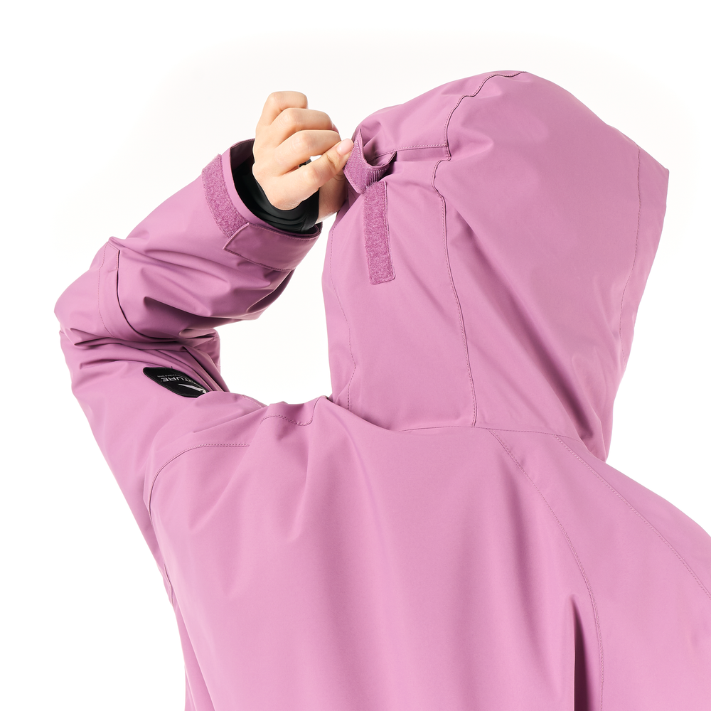 Ergonomische Kapuze mit Ein-Punkt-Regulierung