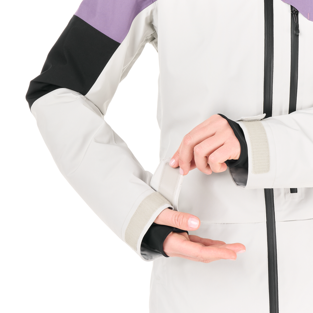 Adjustable cuffs with hook and loop system & wrist gaiters with thumbholes