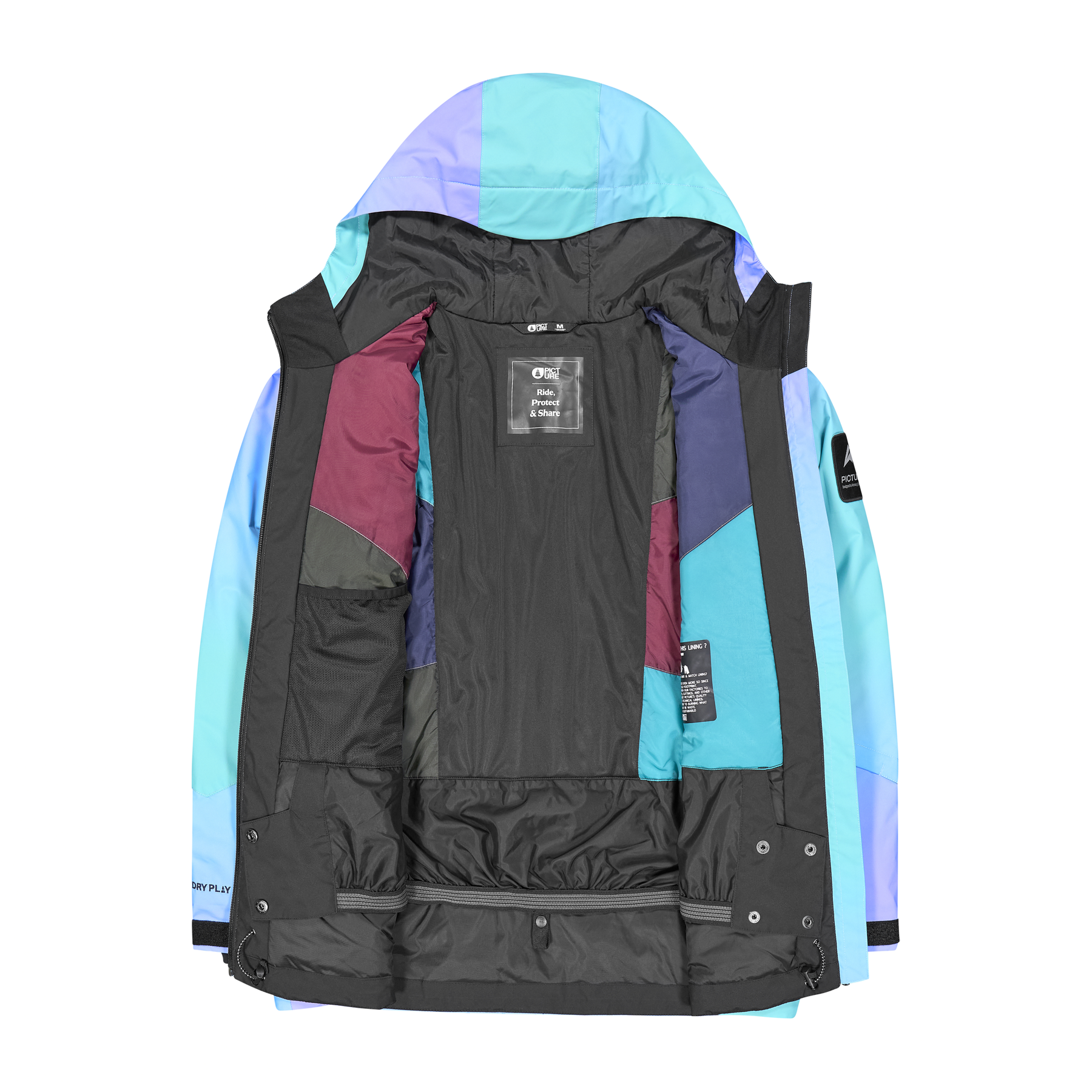 LUMA GRADIENT JACKET __color:Frozen_Gradient_Print#20