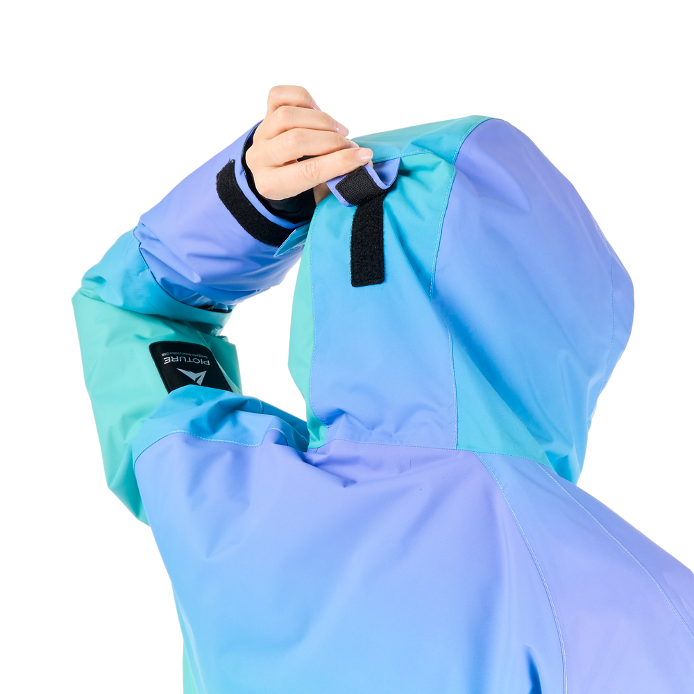 Ergonomic hood with single-point adjustment system