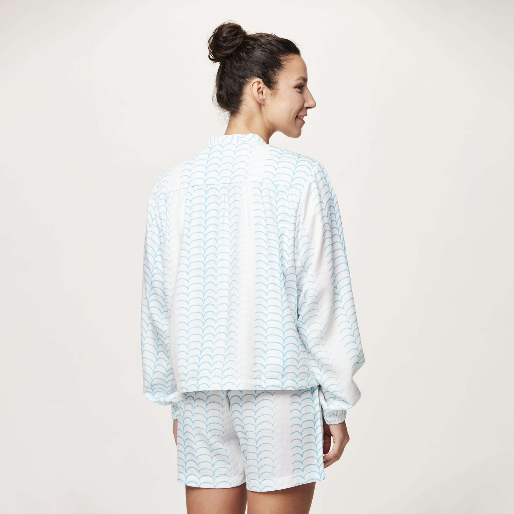 MADELEENE JKT __color:Water_Stripes_Print#21