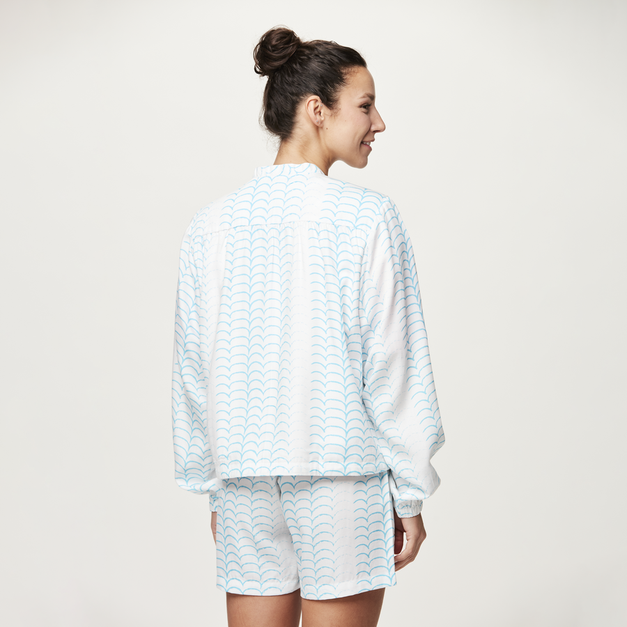 MADELEENE JKT __color:Water_Stripes_Print#21